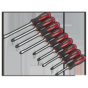 Hammer-Thru Screwdriver Set 9pc image