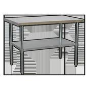 Stainless Steel Workbench 1.2m image