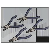 Circlip Pliers Set 4pc