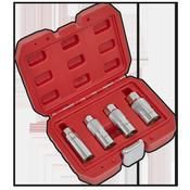 Magnetic Spark Plug Socket Set 3/8"Sq Drive 4pc image
