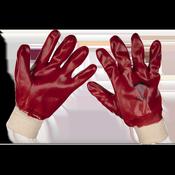 PVC Knit Wrist Gloves, Large - Pair image