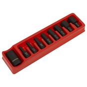Hex Impact Bit &amp;amp; Holder Set 1/2"Sq Drive 9pc image
