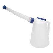 Oil Container with Flexible Spout 5L - Blue Lid