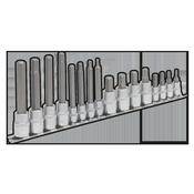 Hex Socket Bit Set 1/4" &amp;amp; 3/8"Sq Drive 16pc image