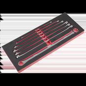 Extra-Long Double End Ring Spanner Set 7pc image