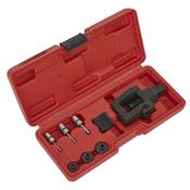 Heavy-Duty Motorcycle Chain Splitter &amp;amp; Riveting Tool Set