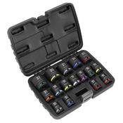 Impact Socket Set 1/2"Sq Drive 16pc image