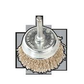 50mm Crimped Wire Cup Brush with 6mm Shaft image