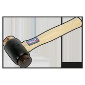Copper/Rawhide Faced Hammer with Hickory Shaft 3.5lb image