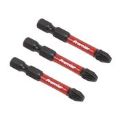 Pozi Impact Power Tool Bits #3 x 50mm 3pc image