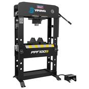 Viking Floor Type Air/Hydraulic Press with Sliding Ram &amp;amp; Foot Pedal 100 Tonne