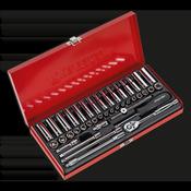 Metric/Imperial Socket Set 1/4"Sq Drive 41pc image