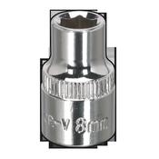 Fully Polished Socket 3/8"Sq Drive 8mm image