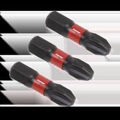 Phillips Impact Power Tool Bits #3 x 25mm 3pc image