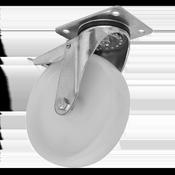 100mm Castor Wheel with Swivel Plate &amp;amp; Total Lock image
