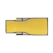 Fully Insulated Female Terminal 6.3mm, Yellow - Pack of 100 image