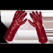 PVC Gauntlets 450mm, Red - Pack of 12 Pairs image