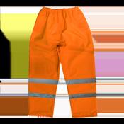 Hi-Vis Orange Waterproof Trousers - XX-Large image
