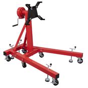 Folding 360 deg Rotating Engine Stand with Geared Handle Drive 680kg Capacity image
