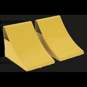 Heavy-Duty Steel Wheel Chocks 4kg - Pair image