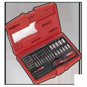 Fine Tooth Ratchet Screwdriver &amp;amp; Accessory Set 51pc image