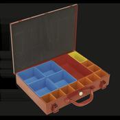 Metal Case with 15 Storage Bins image