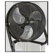 18" Industrial High Velocity Floor Fan with Internal Oscillation 230V image