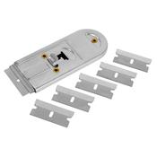 Retracting Razor Scraper with Blades