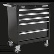 Superline PRO(R) Rollcab 5 Drawer - Black