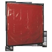 Workshop Welding Curtain &amp;amp; Frame 1.8 x 1.75m - EN ISO 25980:2014