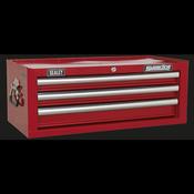 Superline PRO(R) Mid-Box Tool Chest 3 Drawer - Red image