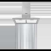 Cooker Hood with Carbon Filters &amp;amp; Splashback 60cm - Stainless Steel