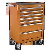 Superline PRO(R) Rollcab 7 Drawer - Orange image