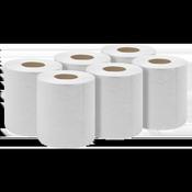 2-Ply Embossed White Paper Roll 60m - Pack of 6 image