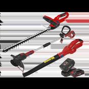 3 x SV20 Series Cordless Garden Power Tool Kit 20V - 2 Batteries