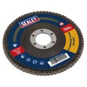 125mm Aluminium Oxide Flap Disc 120Grit 22mm Bore image