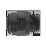 John Guest(R) Straight Adaptor 10mm x 1/4"BSP - Pack of 5 image