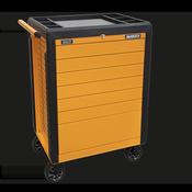 Superline PRO(R) Push-To-Open Rollcab 7 Drawer - Orange