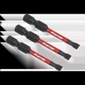 Slotted Impact Power Tool Bits 4.5 x 50mm 3pc image