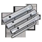 Long Reach Double End Spark Plug Box Spanner Set 3pc image