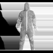 Disposable Coverall, White - Large image