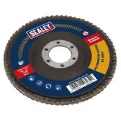 115mm Aluminium Oxide Flap Disc 60Grit 22mm Bore image