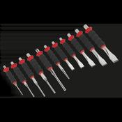 Sheathed Punch &amp;amp; Chisel Set 11pc image