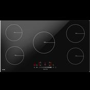 Integrated Induction Hob with 5 Cooking Zones 90cm 9300W Output image