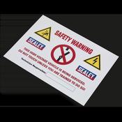 Hybrid/Electric Vehicle Warning Sign