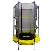 Mini Trampoline with Safety Enclosure Net 4.6ft