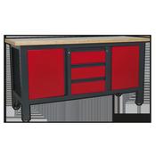 Workbench with 3 Drawers &amp;amp; 2 Cupboards image