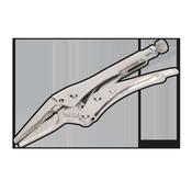 Long Nose Locking Pliers 170mm 0-50mm Capacity image