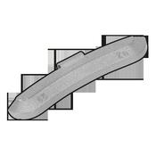 Hammer-On Wheel Weight for Steel Wheels 45g - Pack of 50