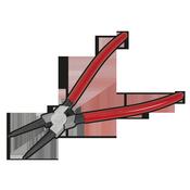 Circlip Pliers Internal Straight Nose 230mm image